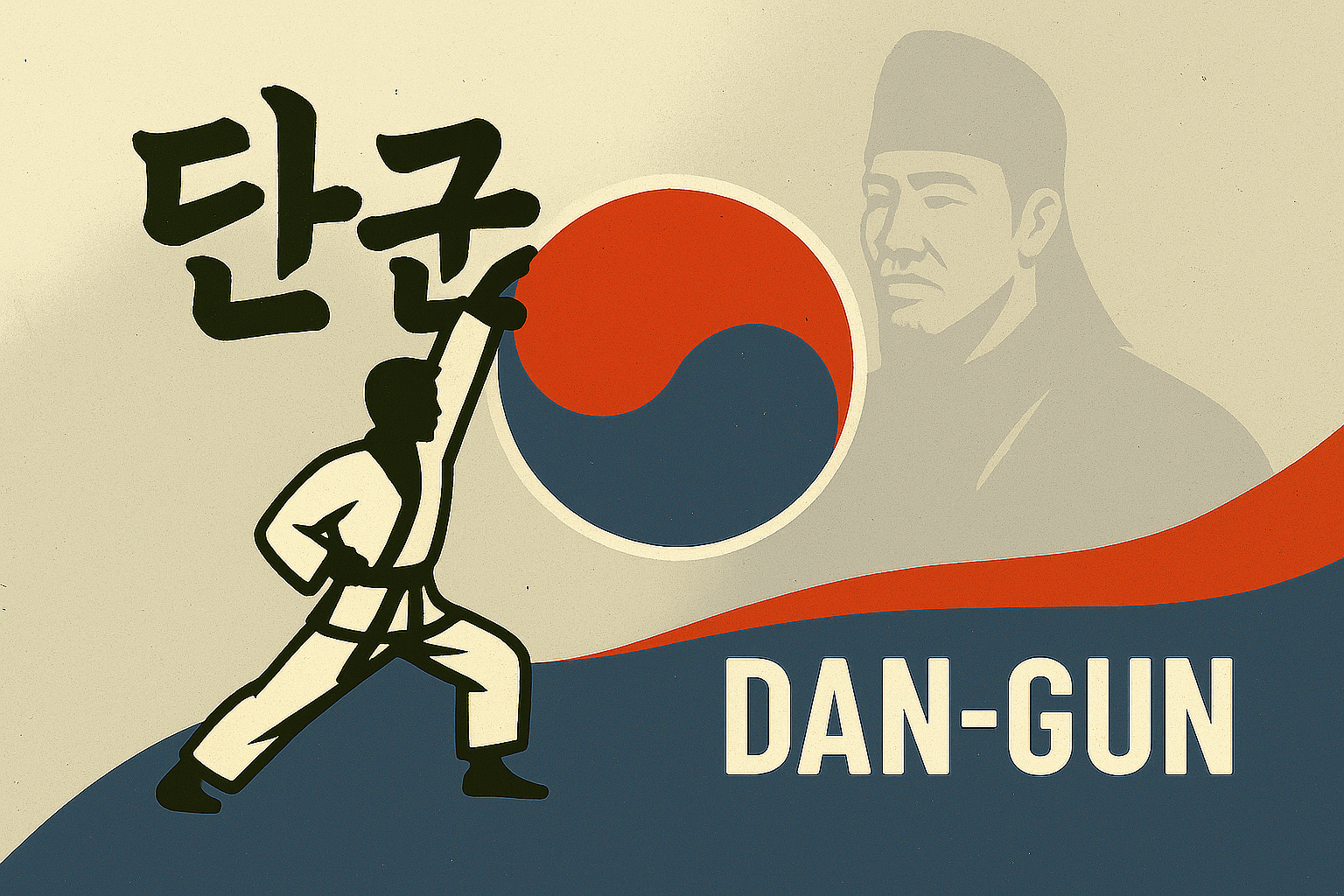 Premier dojang taekwondo dan gun pattern